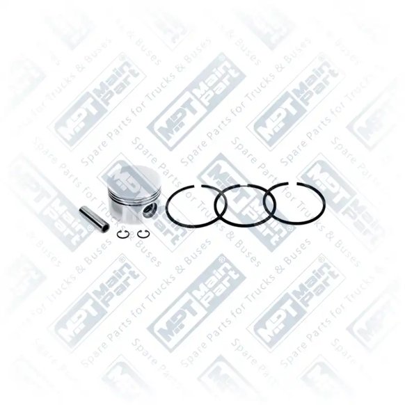 1) 0001301117, 0001301117 MERCEDES BENZ Kompresör, Piston & Segman, MPT Main Part