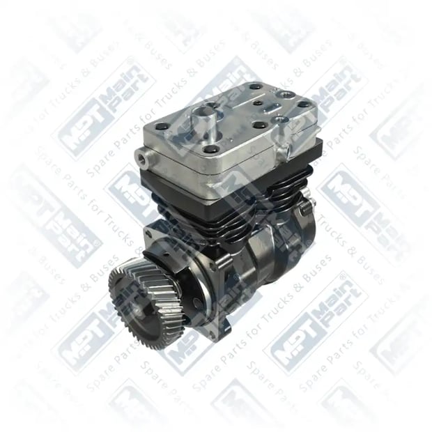 1) 9061300215,9061301015,9061302315,4115530000, 4.LK.0103 Compressor de ar, Cilindro duplo, MPT Main Part