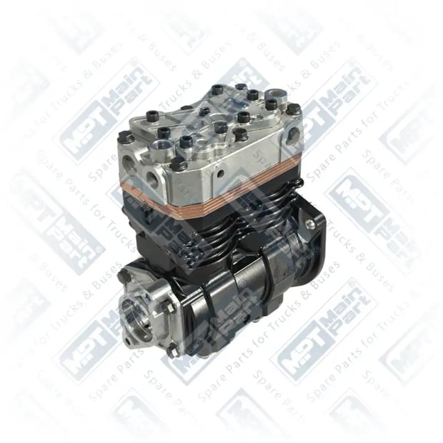 2) K124190,JC462875AA, 16.LK.0702 Компрессор воздуха, Двухцилиндровый, MPT Main Part