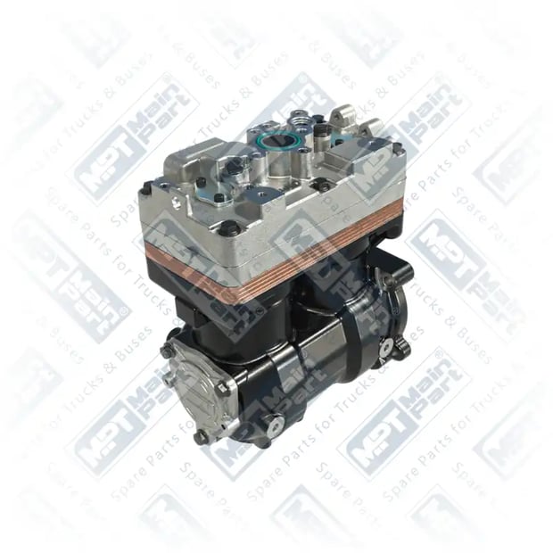 2) K053643N00,K053643N55,K172097N00,LK4951,2024412, 2.LK.0907 Compresor de aire, Bicilíndrico, MPT Main Part