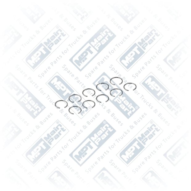 1) , 26.CP.0654 Kaliper Şaft, Segman, MPT Main Part