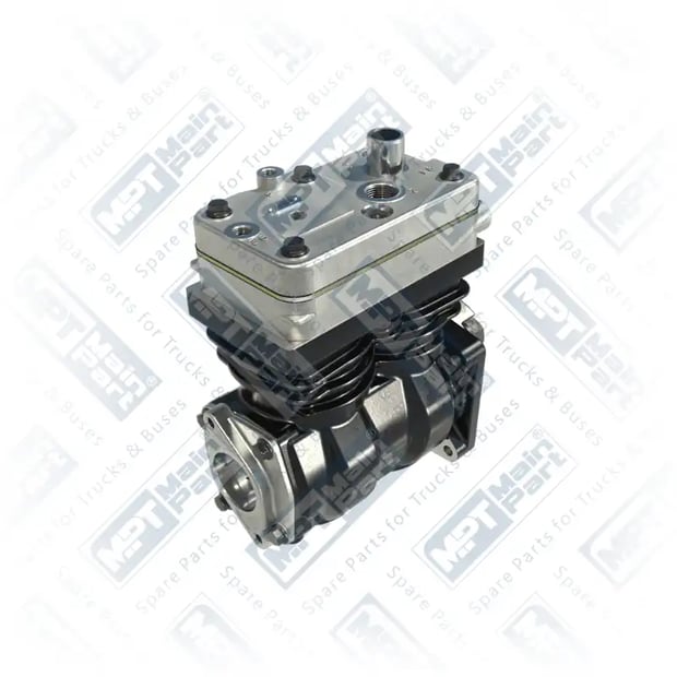 2) 4126360010SP1,9061301615SP2, 4.LK.2203 Compressor de ar, Cilindro duplo, MPT Main Part