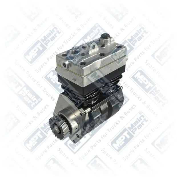 1) 9125101010,4571303715, 4.LK.2506 Compressor de ar, Cilindro duplo, MPT Main Part