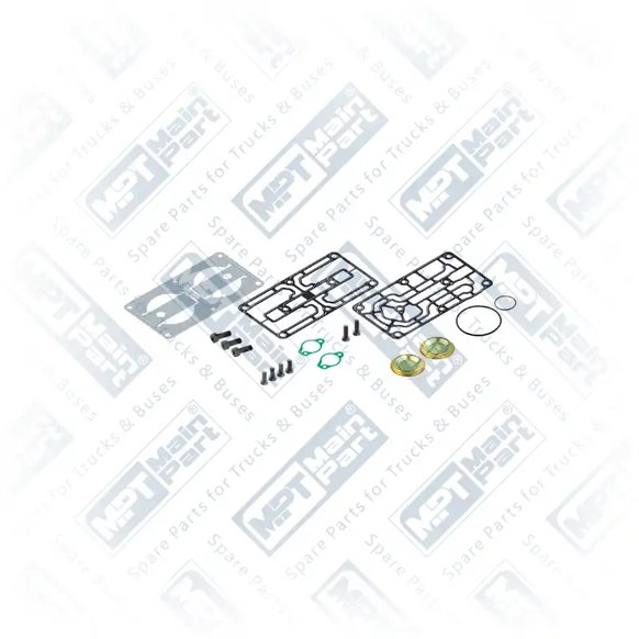 1) 0021304615,K091883K50, A0021304615 MERCEDES BENZ ACTROS MP4 / MP5 2663 Compressore d'aria, Kit di riparazione, MPT Main Part