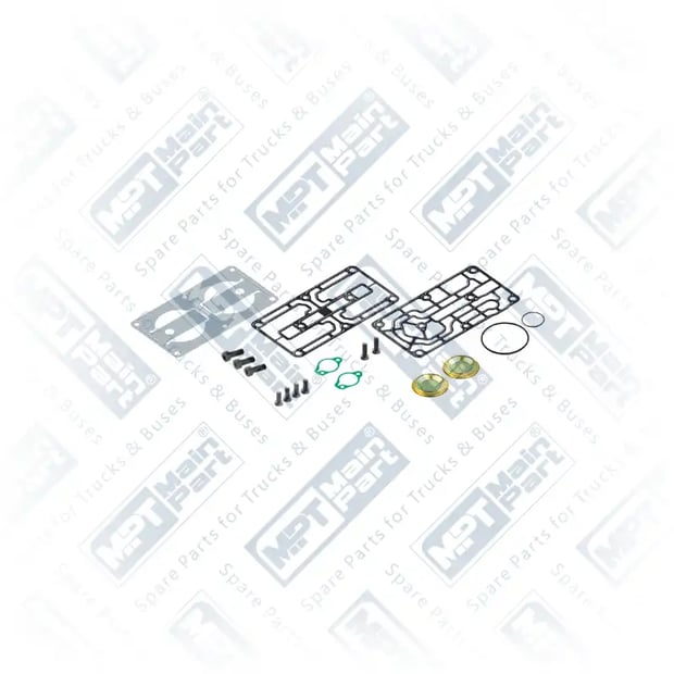 1) 0021304615,K091883K50, 0021304615 MERCEDES BENZ ANTOS 1858 Compresseur d'air, Kit de réparation, MPT Main Part