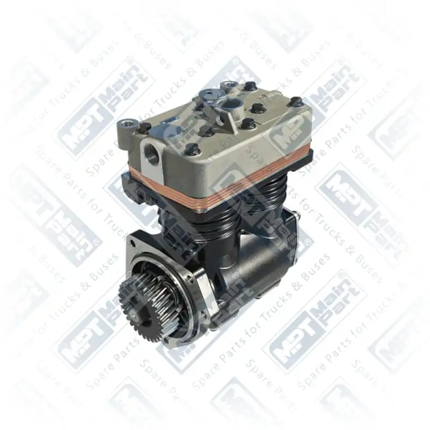 1) 20429343,3173001,8113405,85000066,LP4985, 1.LK.0906 Compresseur d'air, Double cylindre, MPT Main Part