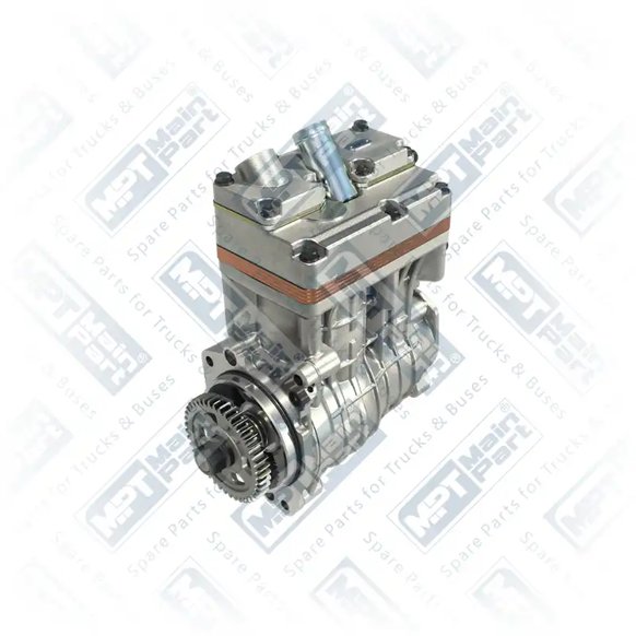 1) 4701302015,4701303715,LP490, 4.LK.3802 Compresor de aire, Bicilíndrico, MPT Main Part