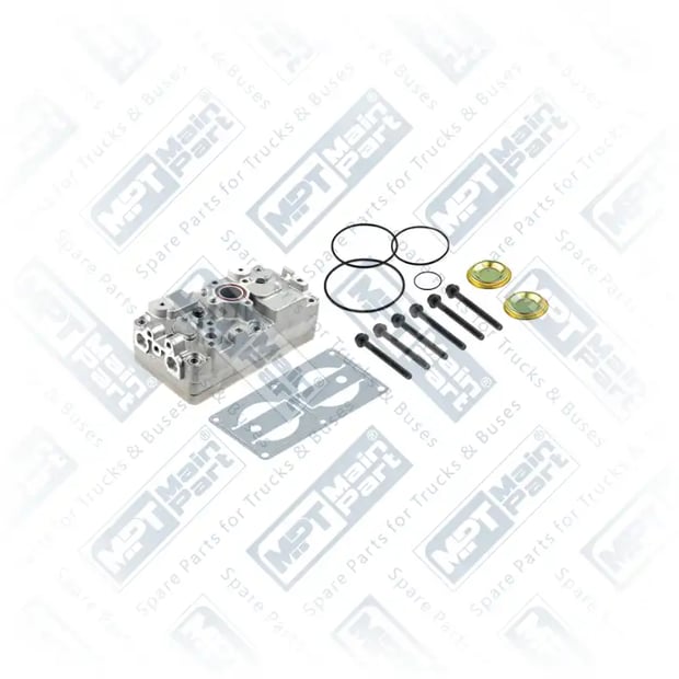 1) , 2.LP.0901 Kompresör, Silindir Kapak, MPT Main Part