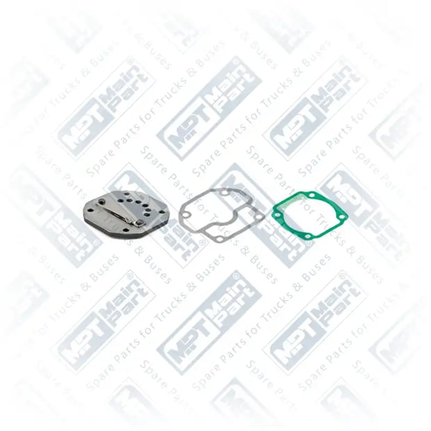 1) I80398004,II38714F004,0001307120, 4.LP.1703 Compresor de aire, Placa de la válvula, MPT Main Part
