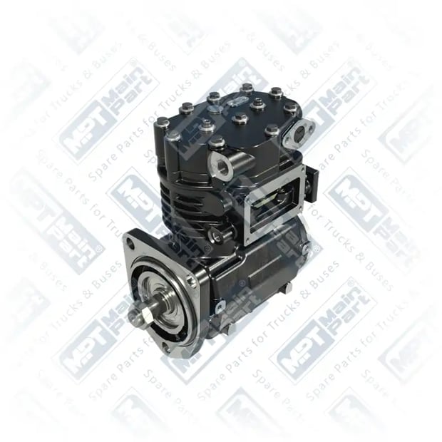 1) 10571185,1300366,1348919,394441,1189106,KZ642,KZ6422RM,KZ6422X50, 2.LK.0401 Compresor de aire, Bicilíndrico, MPT Main Part