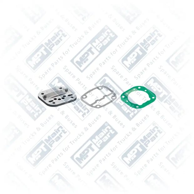 1) 4111415012, 9.LP.1404 Compresseur d'air, Plaque de soupape, MPT Main Part