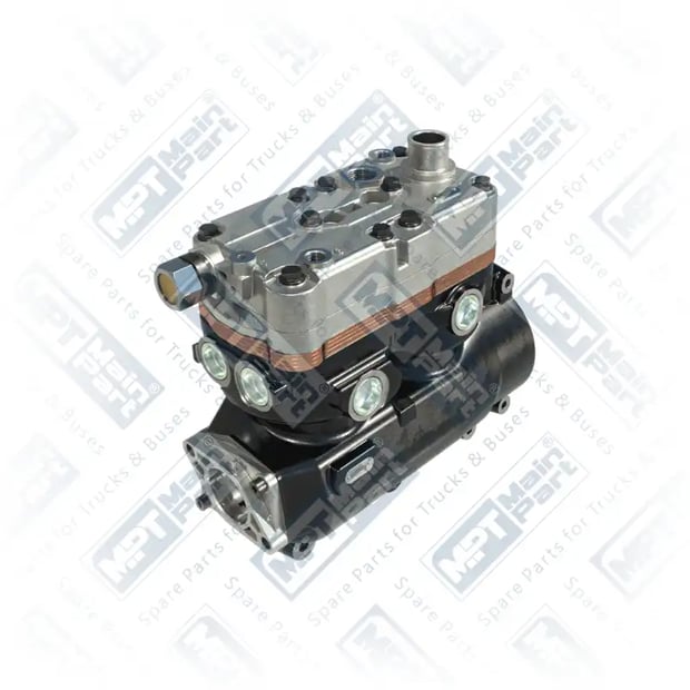 2) 3624500C92,K048595, 18.LK.1001 Compressor de ar, Cilindro duplo, MPT Main Part