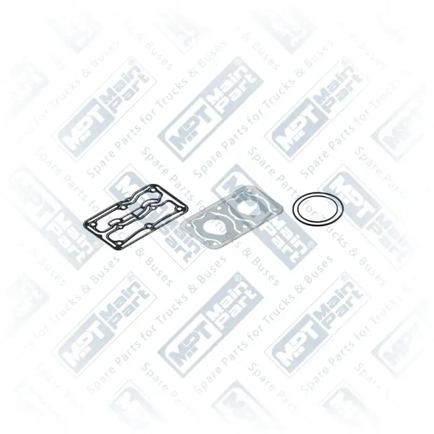 1) 4115530002,0001306915, 4.LP.0115 Compressor de ar, Kit de juntas, MPT Main Part