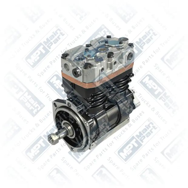 1) 41211121,41211339,41211425,99471918,1194194,1194410,LP4857, 6.LK.0703 Компрессор воздуха, Двухцилиндровый, MPT Main Part