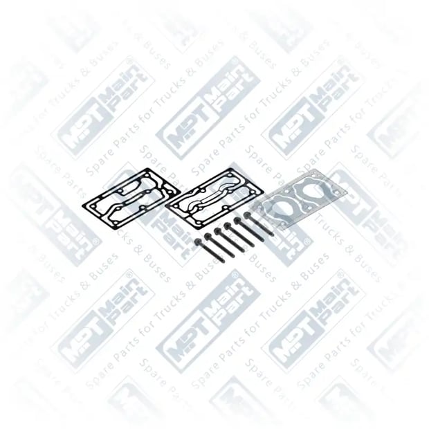 1) 9125129442, 1.LP.3610 Compressor de ar, Kit de reparo, MPT Main Part