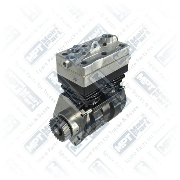 1) 9125102000,4571306915, 4.LK.2502 Compressor de ar, Cilindro duplo, MPT Main Part