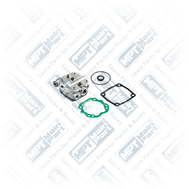 1) 0001302412,0001302419,0001302519,0001302619,0001303919,0001304119,51541146023,51541146035,51541146045S,4110338012,4110338082,1517929,BBU5510, 4.LP.1901 Compressore d'aria, Testa del cilindro, MPT Main Part