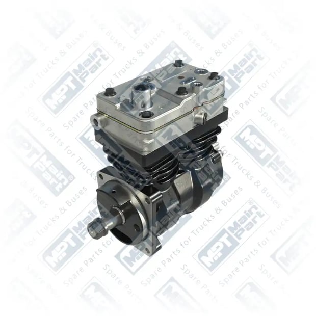 1) 4126360010SP1,9061301615SP2, 4.LK.2203 Compressor de ar, Cilindro duplo, MPT Main Part