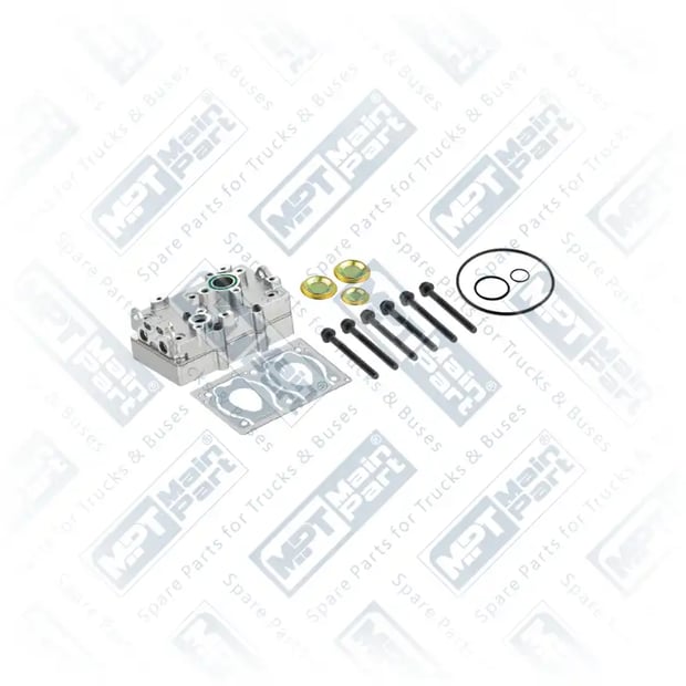 1) , 2.LP.1001 Compresor de aire, Culata, MPT Main Part