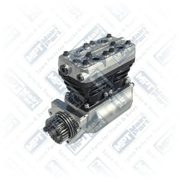 1) K00199,K001998,K095873N00,LK4939,51541007069,51541009069, K001998 Compresor de aire, Bicilíndrico, MPT Main Part