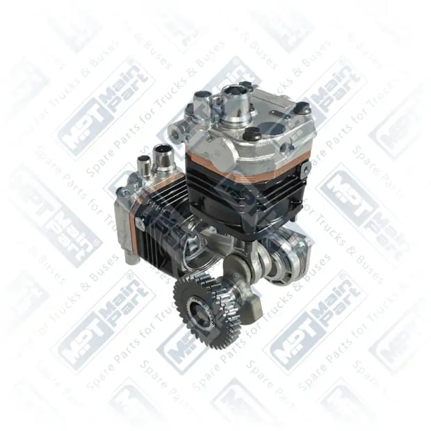 1) , 4.LK.3501 Sprężarka powietrza, Dwucylindrowe, MPT Main Part