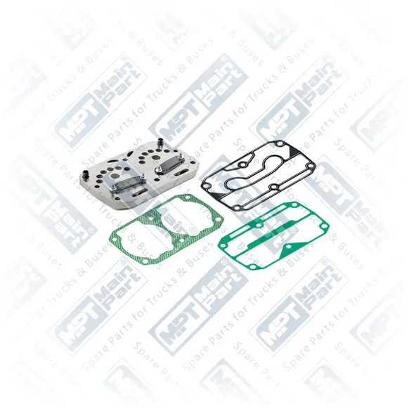 1) SEB01878004,42549149, 6.LP.0707 Compresor de aire, Placa de la válvula, MPT Main Part