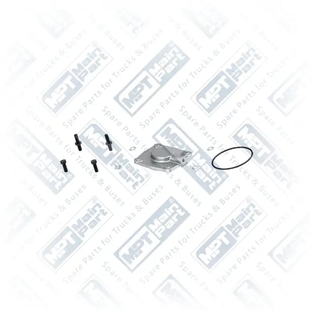 1) , 10.LK.1863 Compresor de aire, Brida del Cigüeñal, MPT Main Part