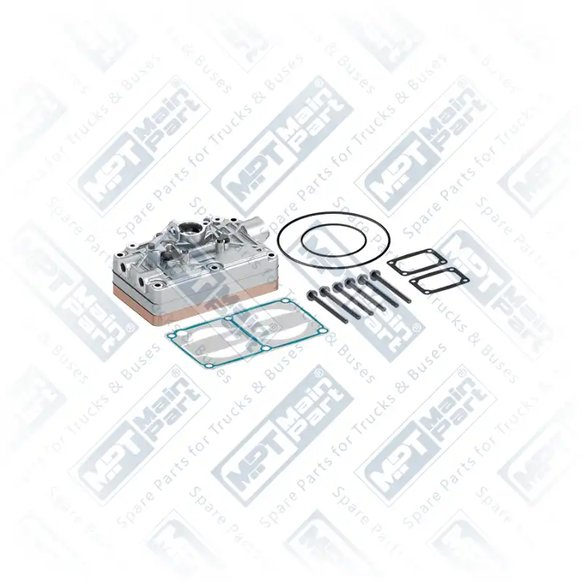1) K100417N06S1,K100417N07S1,LS8902S1,7422147345S1, 7422147345 S1 Compressor de ar, Cabeçote, MPT Main Part