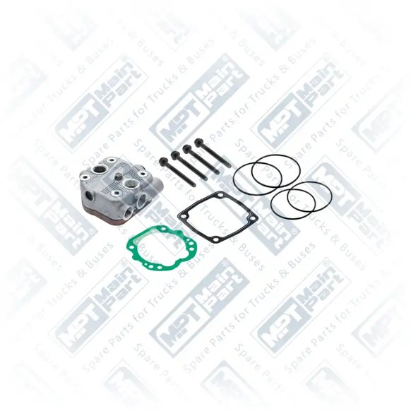 1) I88057,I880570061,I88057ES,II38716F004,ZB4275,51541146054, 51541146054 MAN Compressore d'aria, Testa del cilindro, MPT Main Part