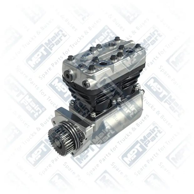 1) K000513,K095750N00,K095750N04,LK4932,51541007041,51541007233, 3.LK.0902 Compressor de ar, Cilindro duplo, MPT Main Part