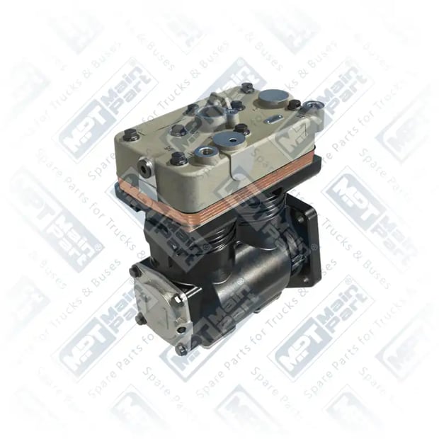 2) 70330098SP1,85000199SP1,LP4992SP1, 1.LK.0908 Compressore d'aria, Doppio cilindro, MPT Main Part