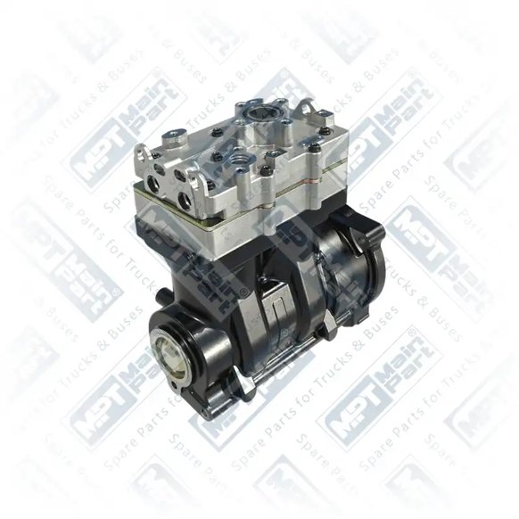 2) 2039907,2573753,2845574,9125220000,9125220020, 9125220020 WABCO Compressore d'aria, Con frizione, MPT Main Part