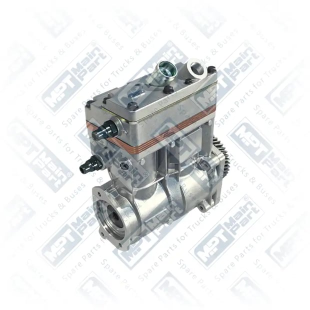 2) 0009300953,0011309415,9361302215,9361303115,14900128010,LP490, 4.LK.4101 Air Compressor, Twin Cylinder, MPT Main Part