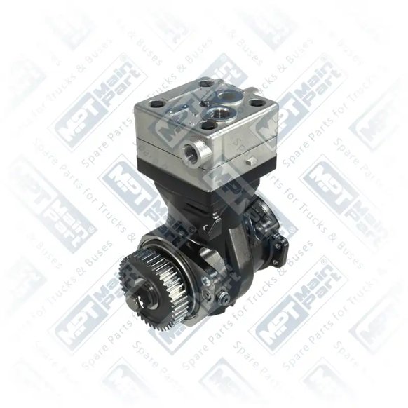 1) 9111535480,3968696, 9111535480 WABCO Compressor de ar, Mono Cilindro, MPT Main Part