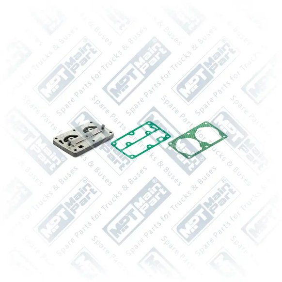 1) 5001836883,SEB01511004, 5001836883 RENAULT TRUCKS KERAX 300 Compressor de ar, Placa da válvula, MPT Main Part