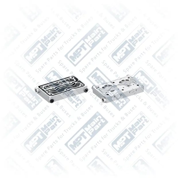 1) , 4.LP.2544 Compresor de aire, Placa de la válvula, MPT Main Part