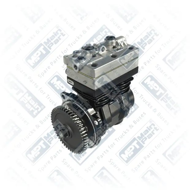 1) 9125120040SP4,9125120040SP4,7421353473SP2, 7421353473SP2 RENAULT TRUCKS Sprężarka powietrza, Dwucylindrowe, MPT Main Part