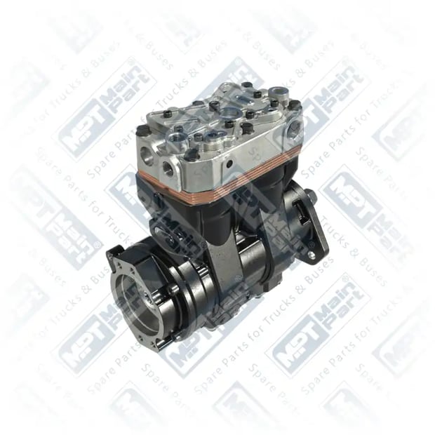 2) K033404N00,LP4865,9P925474, 17.LK.1501 Compressore d'aria, Doppio cilindro, MPT Main Part