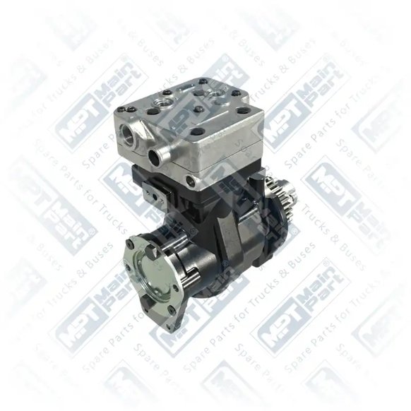 2) 3104216,3687343,3690864,4318220,9111530190,9111530197, 4318220 CUMMINS Air Compressor, Single Cylinder, MPT Main Part
