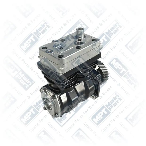 2) 9061300215,9061301015,9061302315,4115530000, 4.LK.0103 Compressor de ar, Cilindro duplo, MPT Main Part