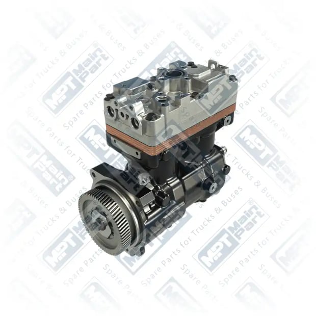 1) K138203,K155402,K156342,K167626,LS4905,2493283,2619530,2760241,2958141, 2.LK.0913 Compresor de aire, Bicilíndrico, MPT Main Part