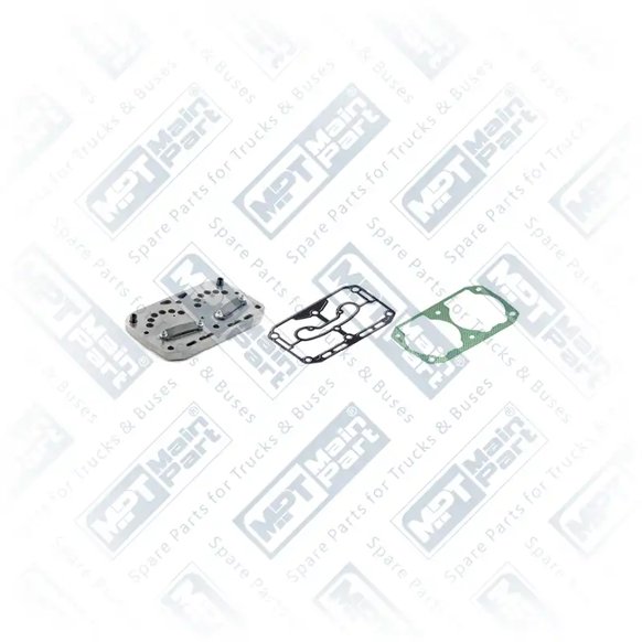 1) K044410K50,K090867K50, K090867K50 KNORR-BREMSE Luftkompressor, Ventilplatte, MPT Main Part