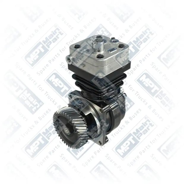 1) 9061305415,9061305815,4111510090,1517937, 9061305815 MERCEDES BENZ ATEGO 1828 Compresseur d'air, Monocilindrico, MPT Main Part