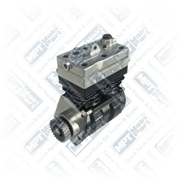 1) 9125101070,4601300015, 4.LK.2580 Compressor de ar, Cilindro duplo, MPT Main Part