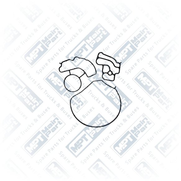 1) 9061802210S1,9261800010S1, A9261800010S1 MERCEDES BENZ Refrigerador de óleo, Junta, MPT Main Part