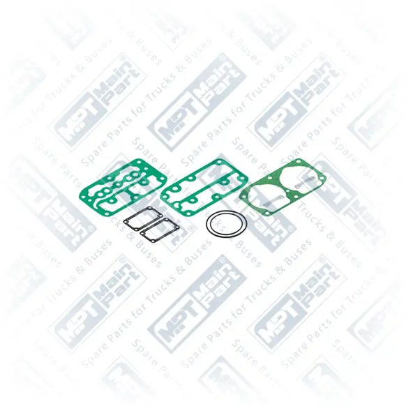 1) SEB22542, 1.LP.1107 Compressor de ar, Kit de juntas, MPT Main Part