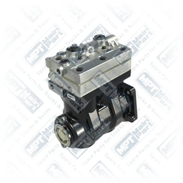 2) 9125120070SP1,20824559SP1, 1.LK.1909 Air Compressor, Twin Cylinder, MPT Main Part