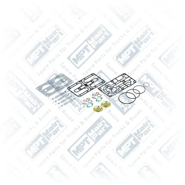 1) K018809, 2.LP.0904 Compressor de ar, Kit de reparo, MPT Main Part