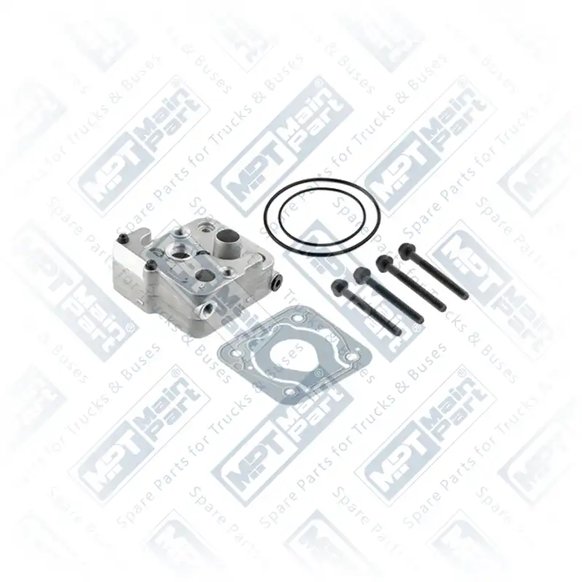 1) 4123528012,0001315419,1528798, A0001315419 MERCEDES BENZ Kompresör, Silindir Kapak, MPT Main Part