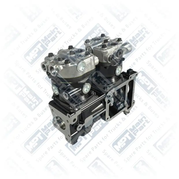 2) 51541006001,51541009001, 3.LK.0702 Compressor de ar, Cilindro duplo, MPT Main Part